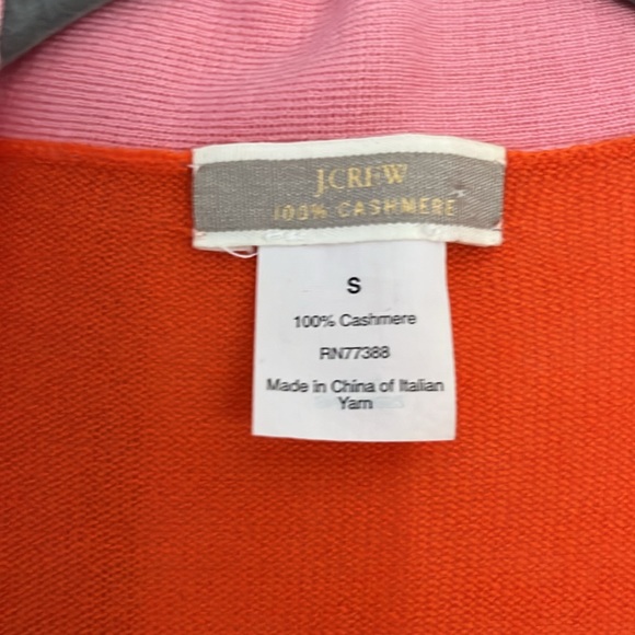 Cashmere color block cardigan - Picture 3 of 4